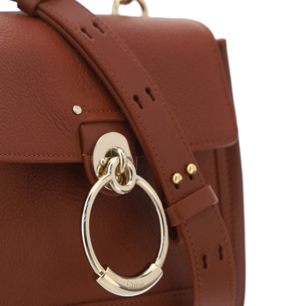 Brown Calf Leather Tess Handbag