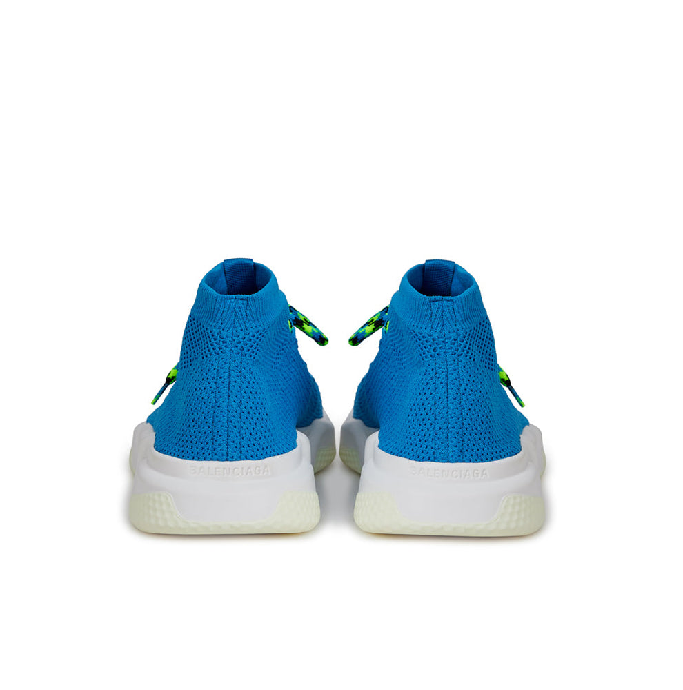 Blue Cotton Athletic Sneakers