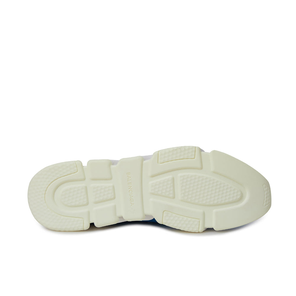 Blue Cotton Athletic Sneakers
