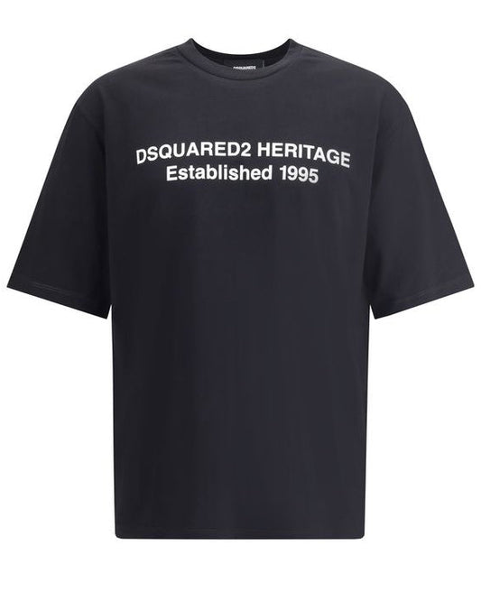 Black Cotton T-Shirt