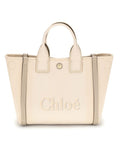 Beige Cotton Handbag