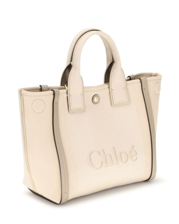 Beige Cotton Handbag
