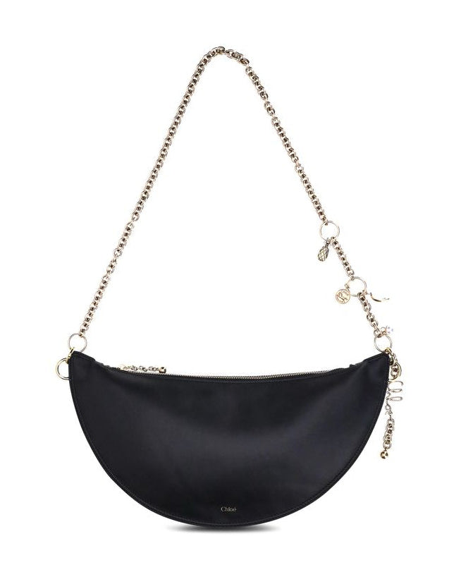 Black Calf Leather Bos Taurus Shoulder Bag