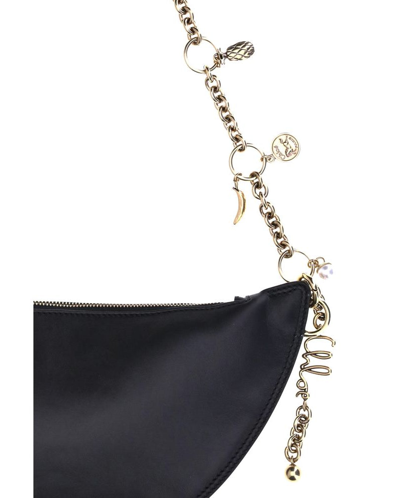 Black Calf Leather Bos Taurus Shoulder Bag