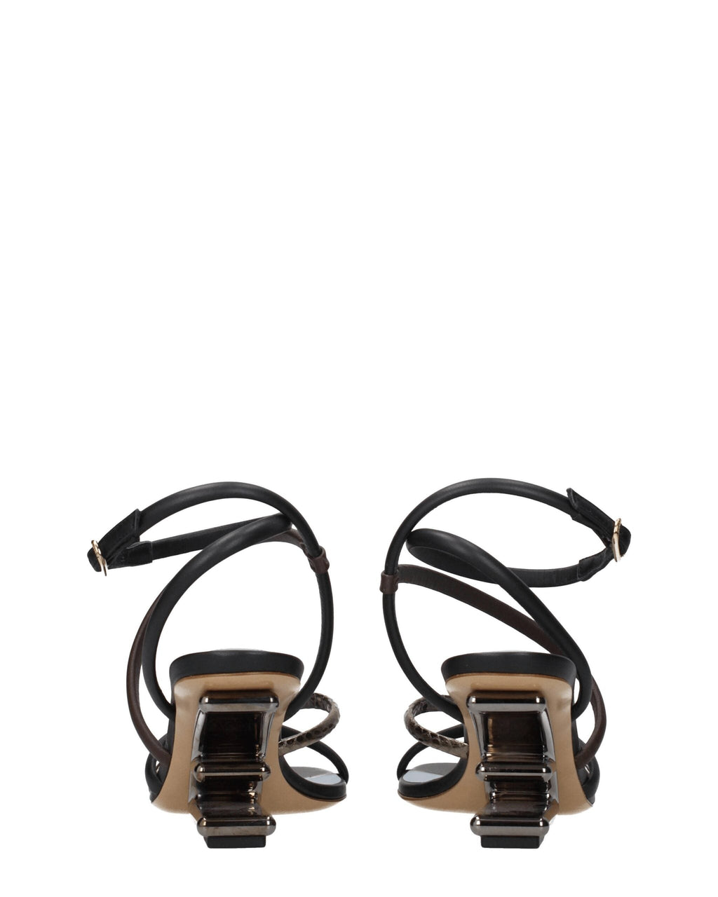 Multicolor Leather Sandals