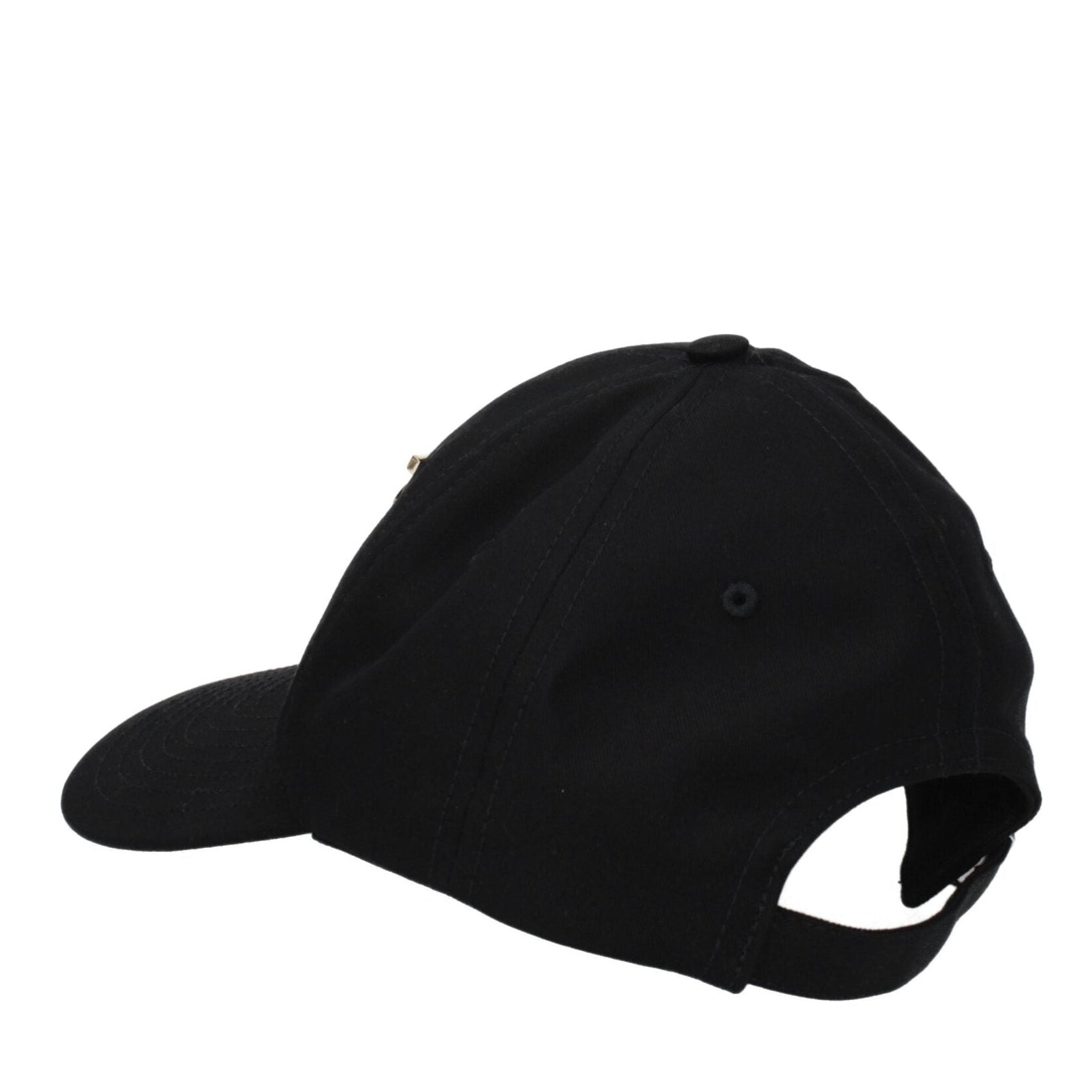 Black Cotton Cap (Baseball Hat)