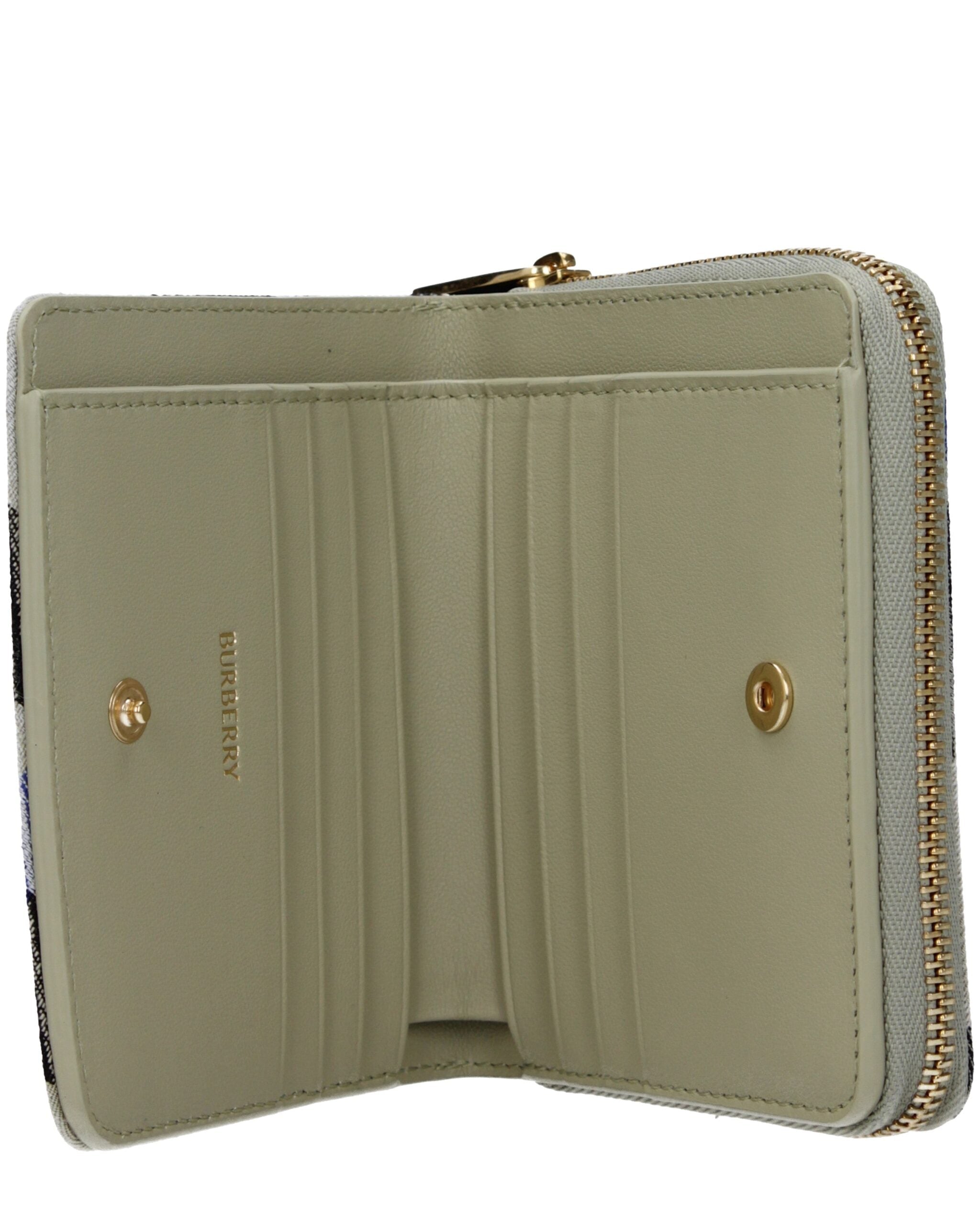 Beige Fabric Wallet