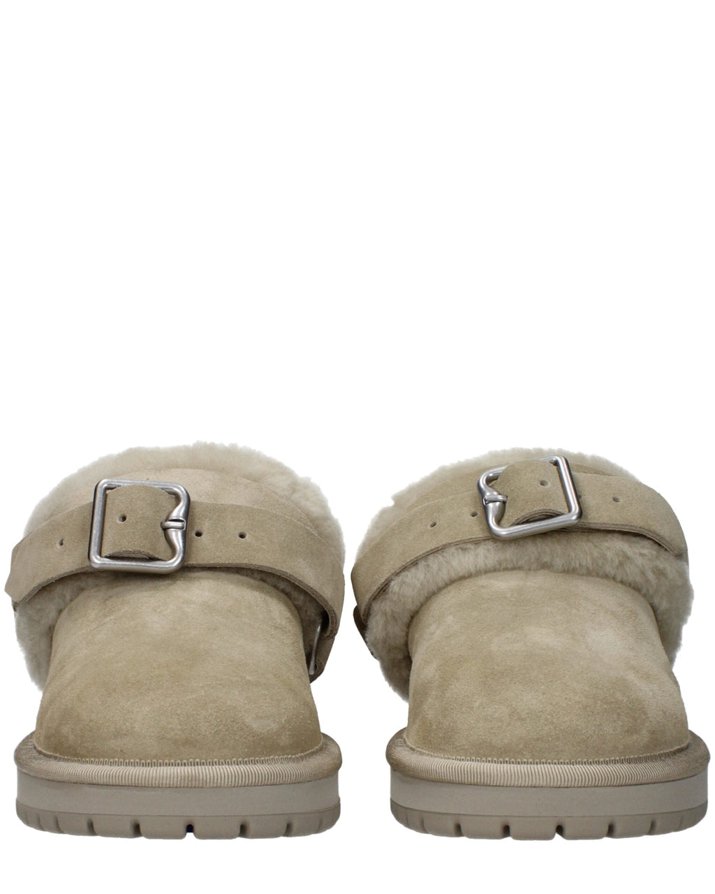 Green Leather Slippers