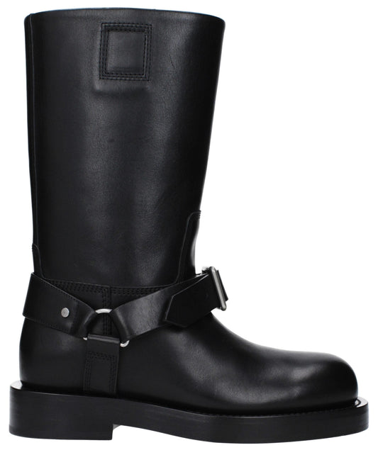 Black Leather Boots