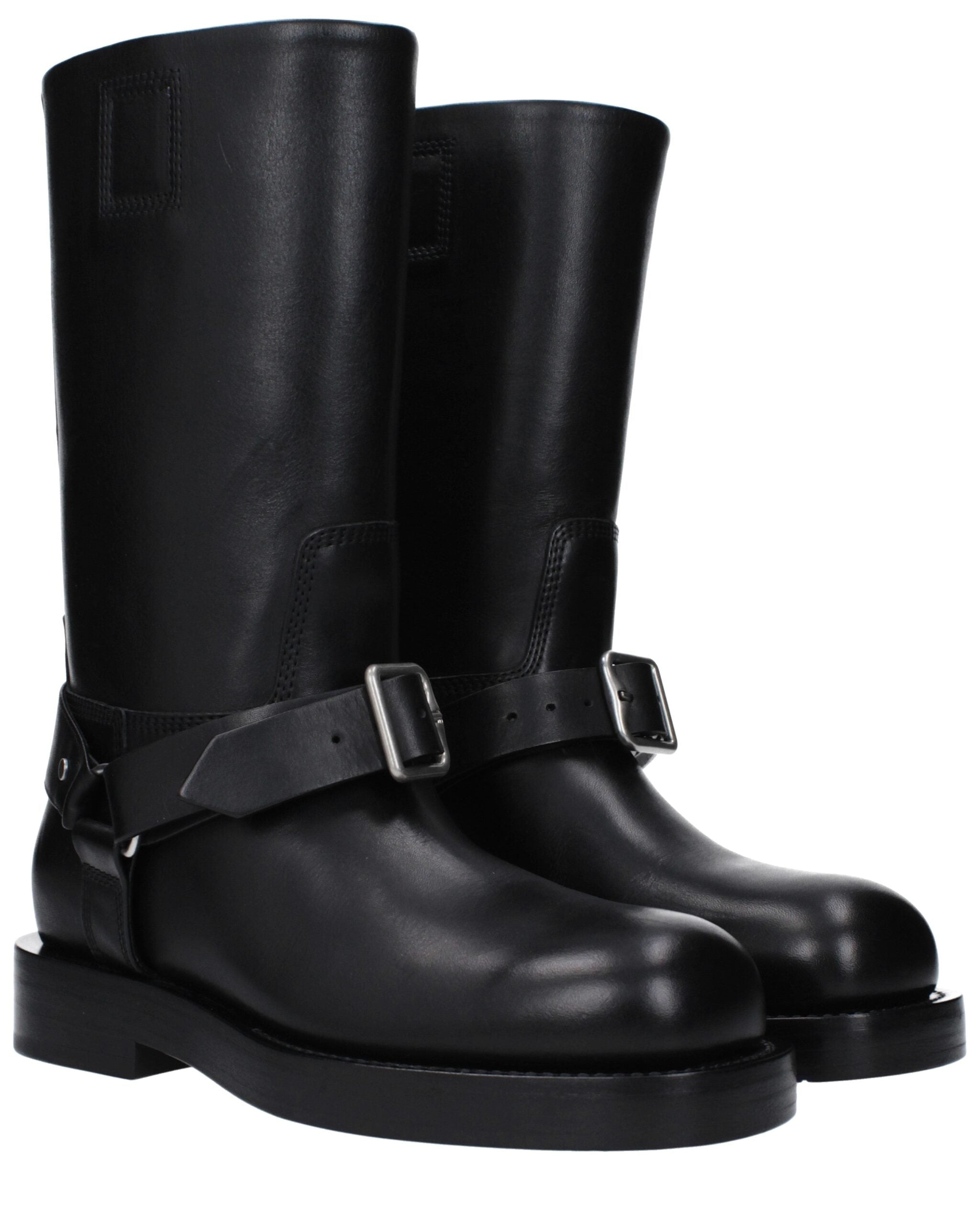 Black Leather Boots