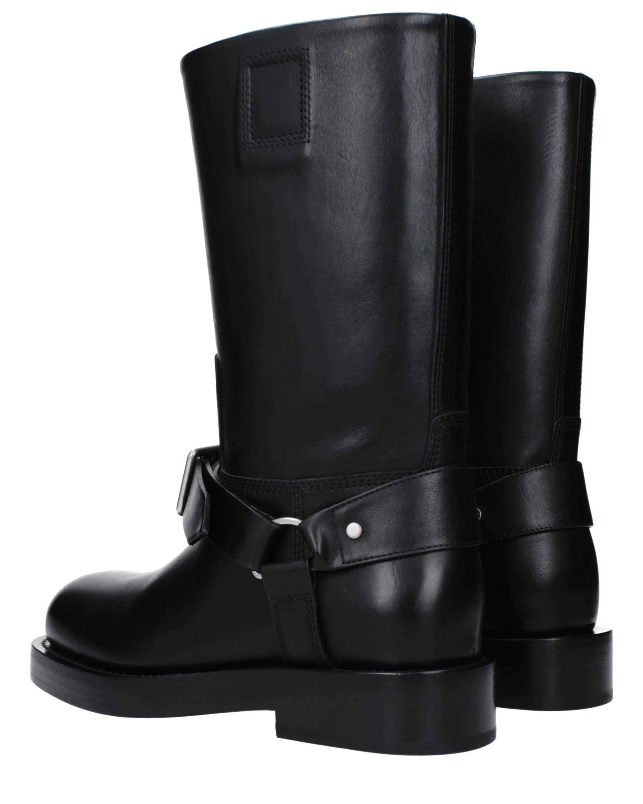 Black Leather Boots