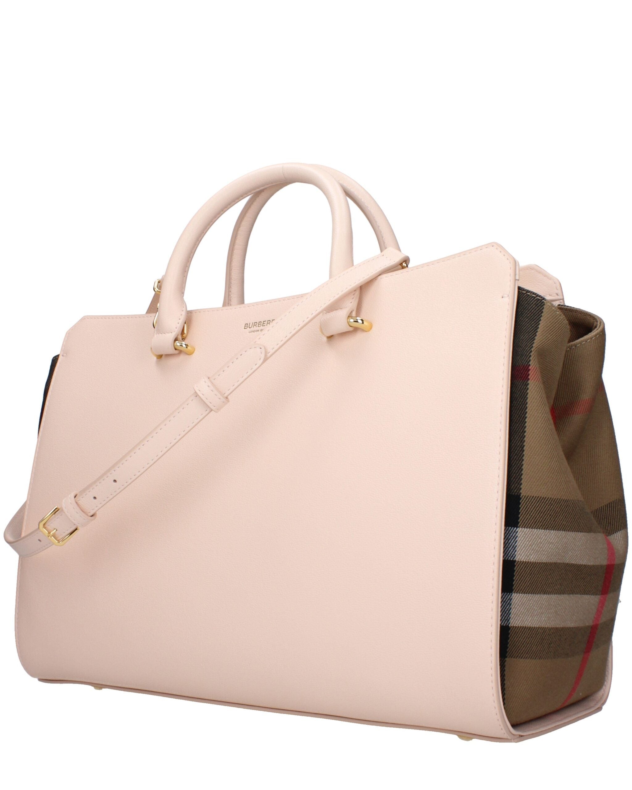 Pink Leather Handbag