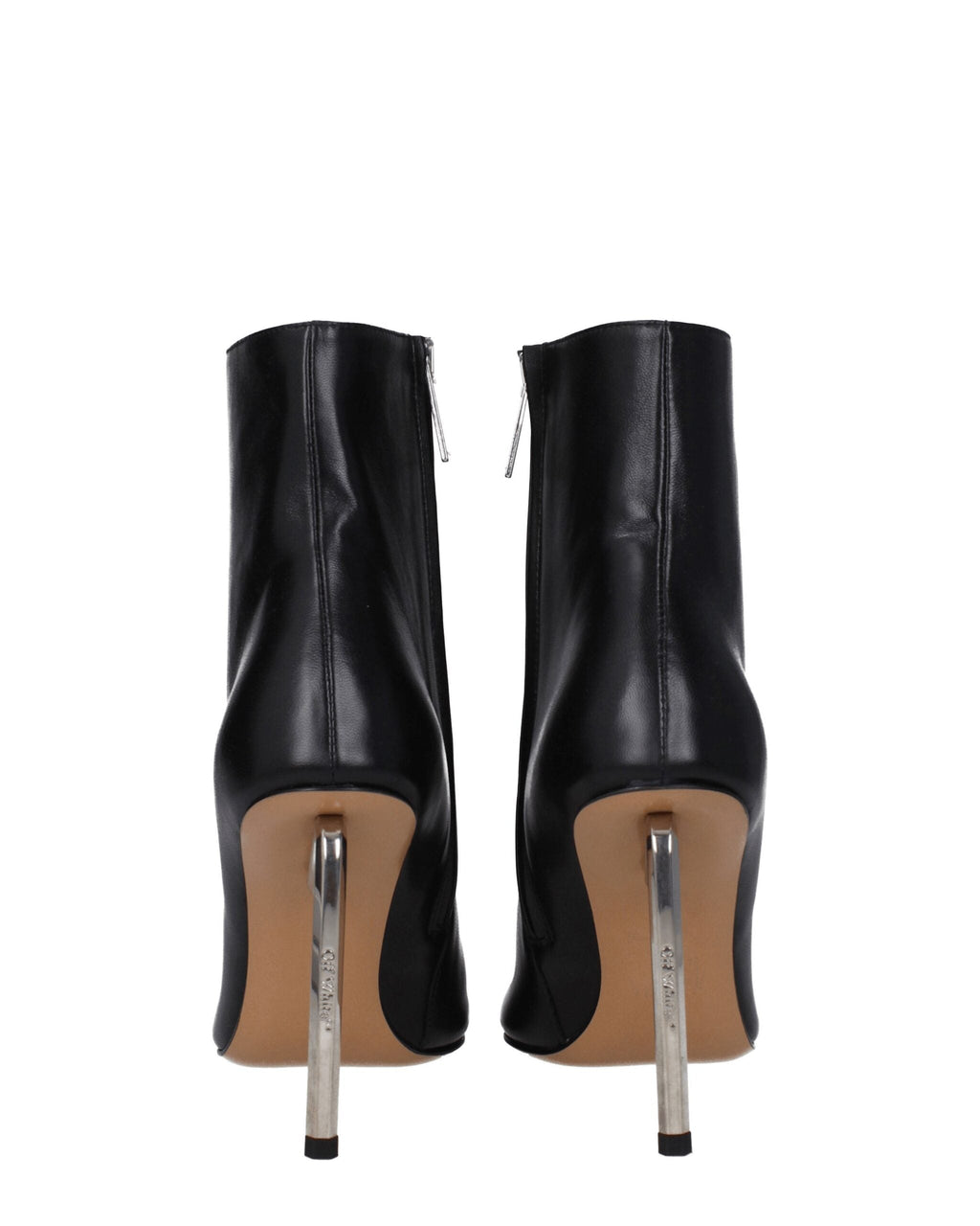 Black Leather Ankle Boots