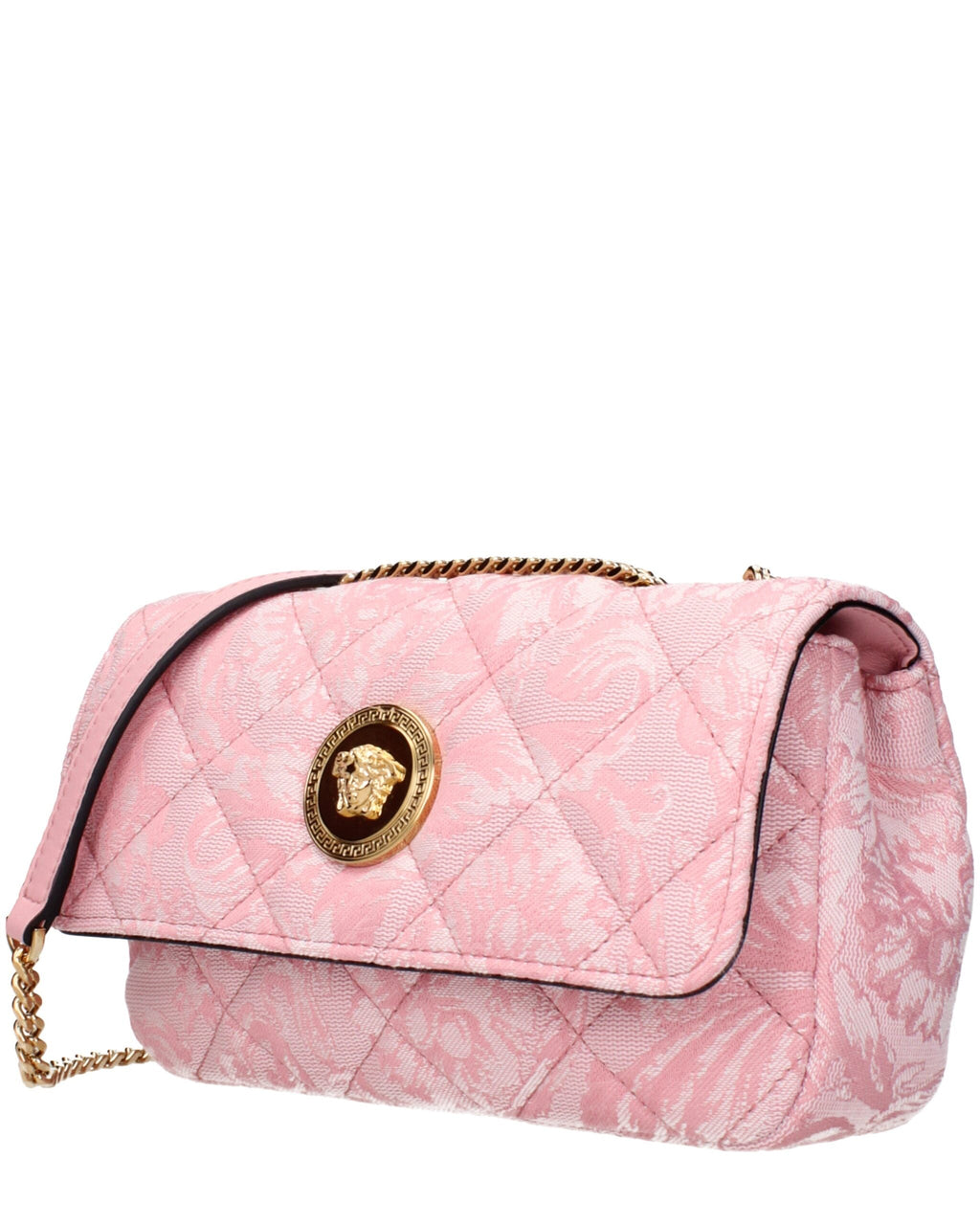 Pink Fabric Shoulder Bag