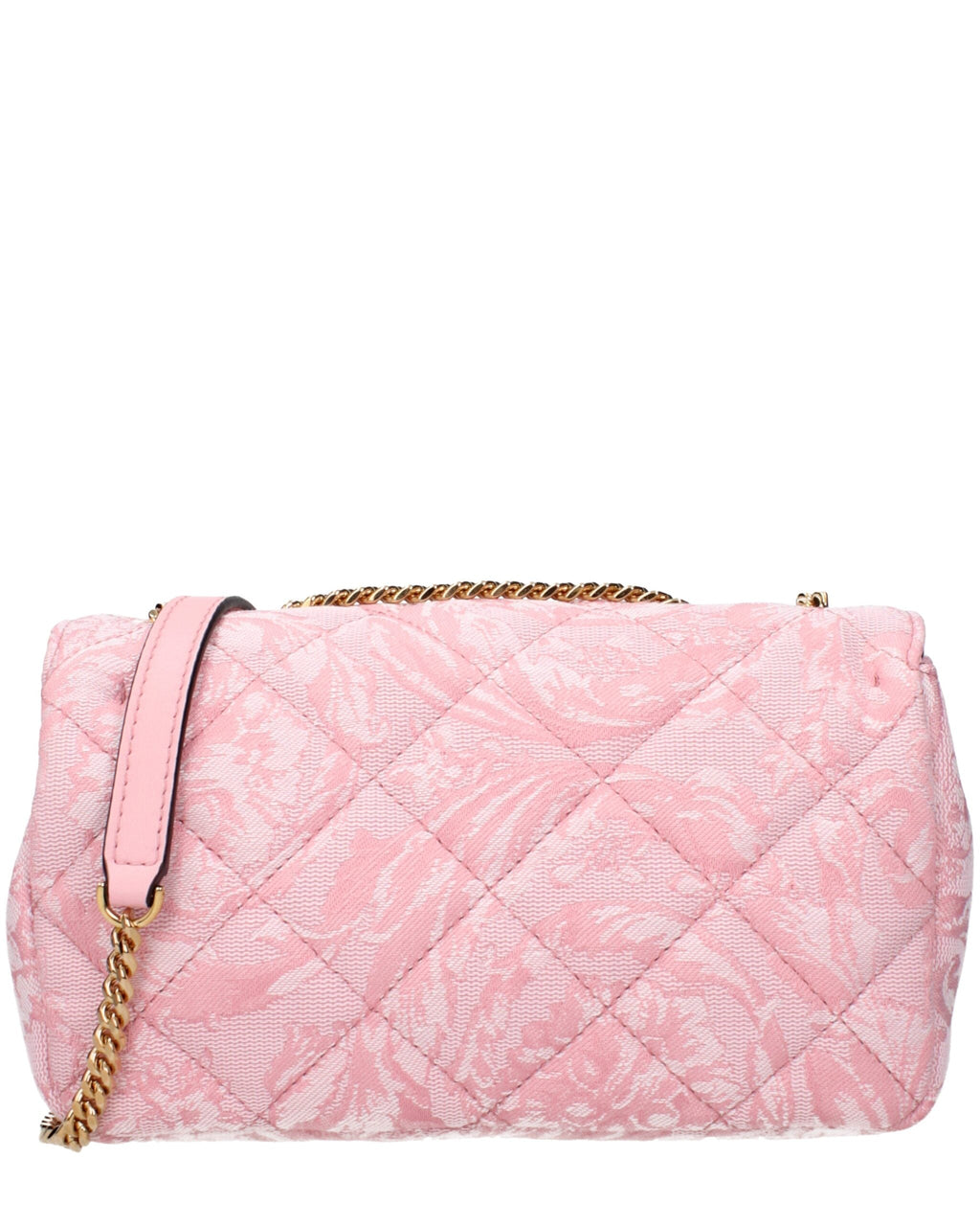 Pink Fabric Shoulder Bag
