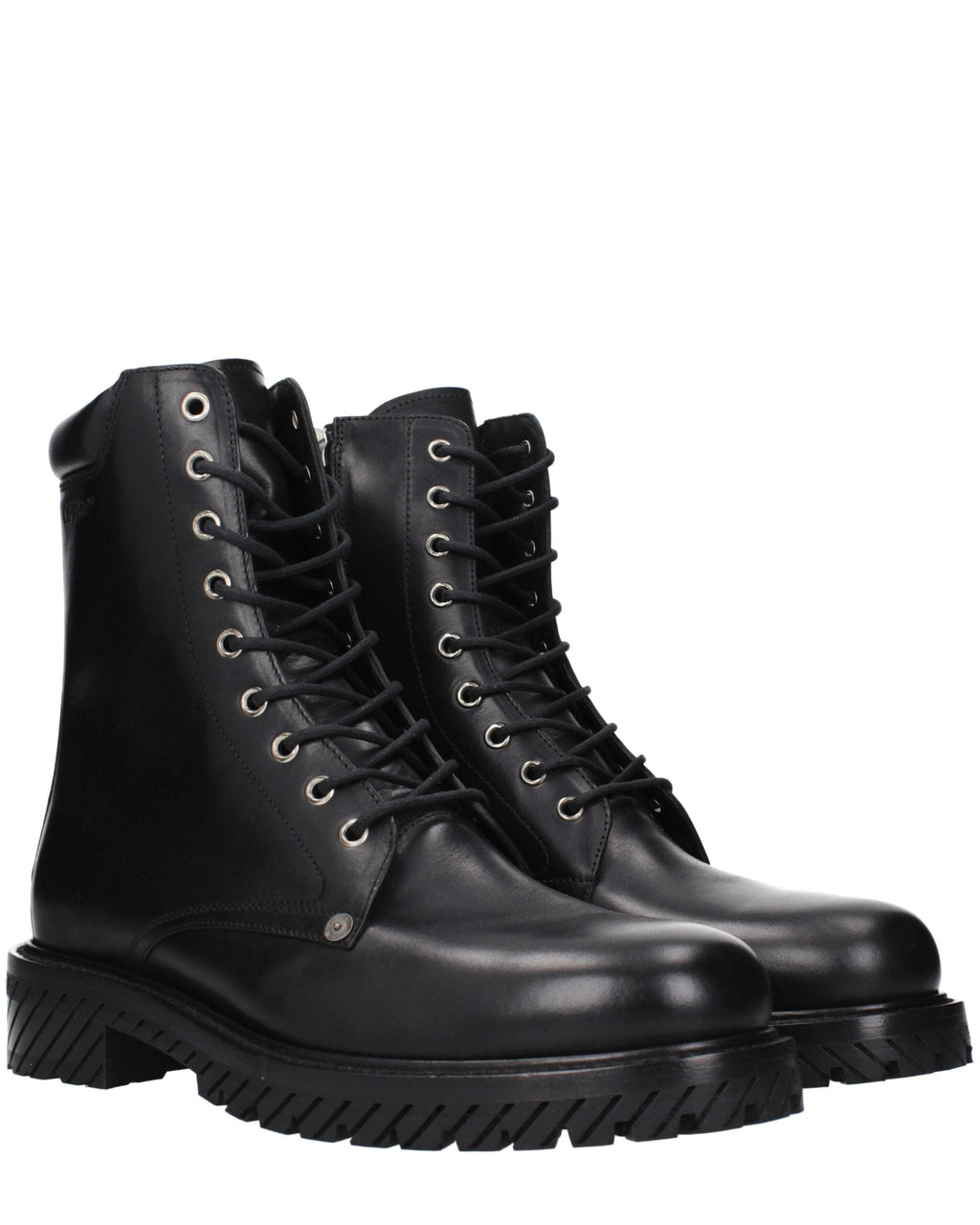 Black Leather Ankle Boots
