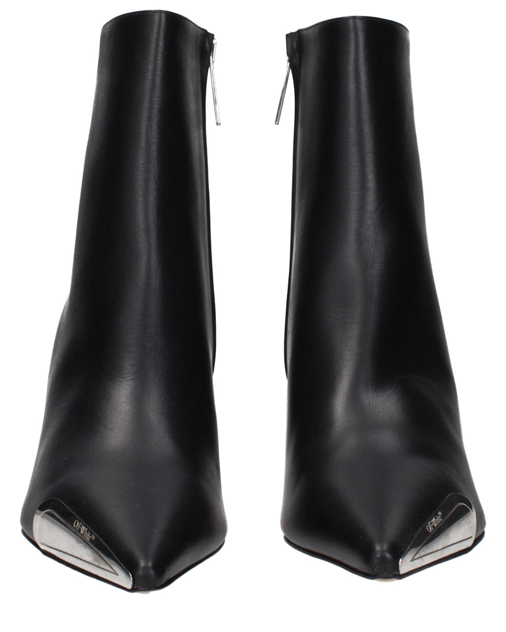 Black Leather Ankle Boots