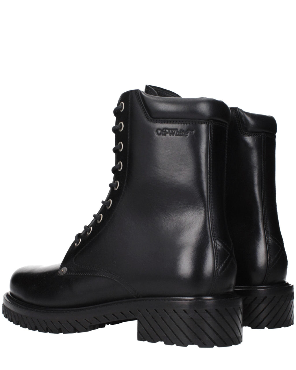 Black Leather Ankle Boots