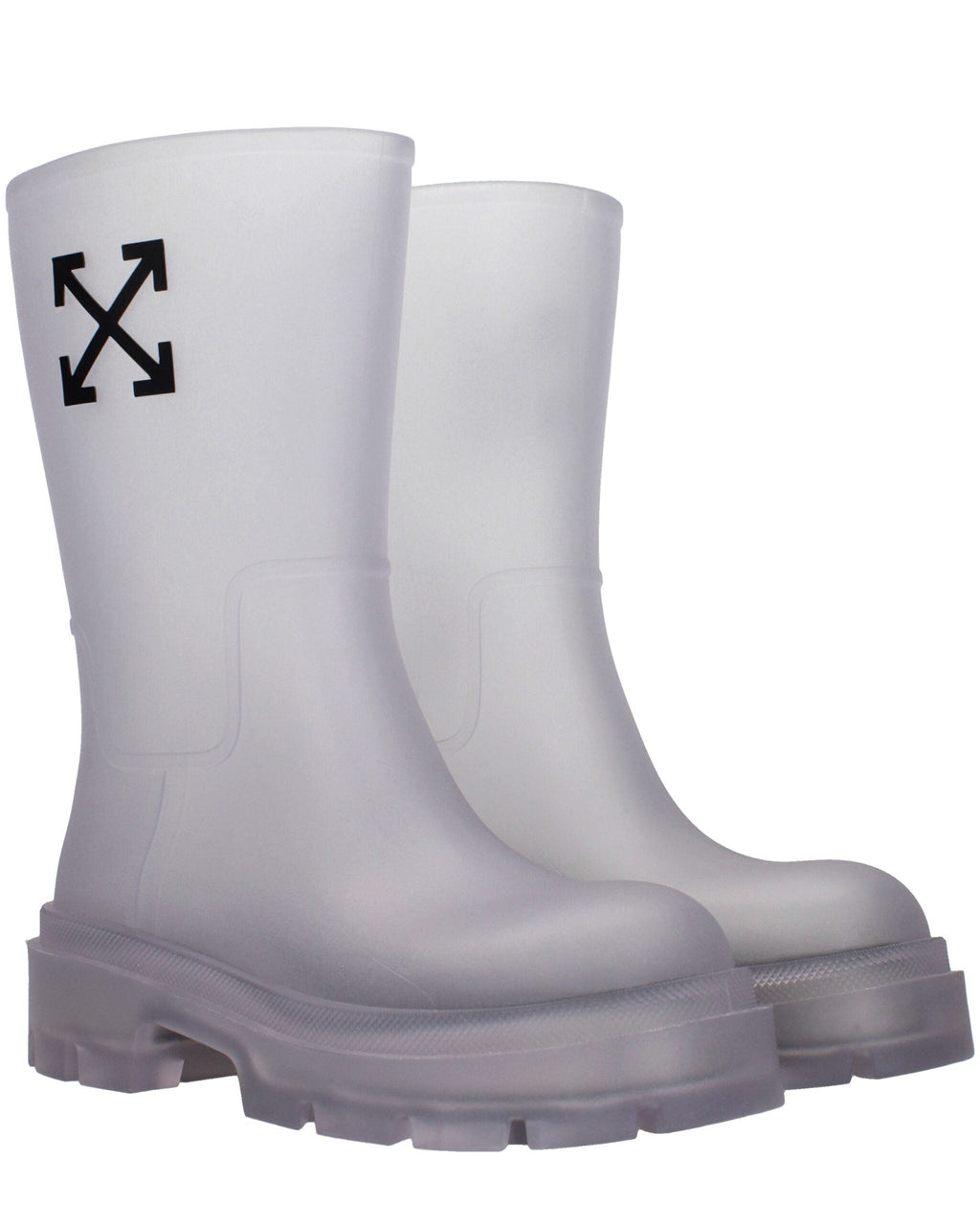 Transparent Pvc Ankle Boots