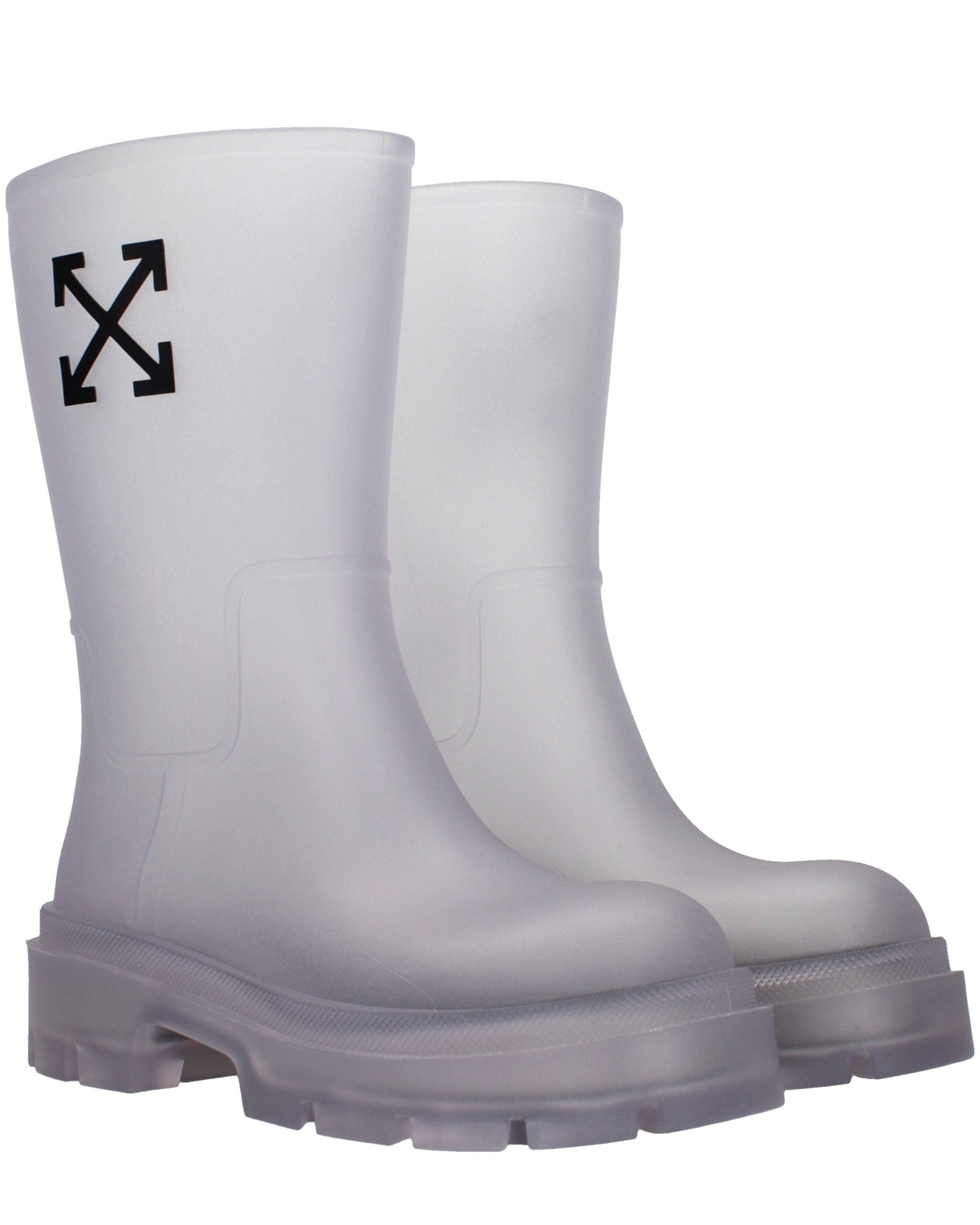 Transparent Pvc Ankle Boots