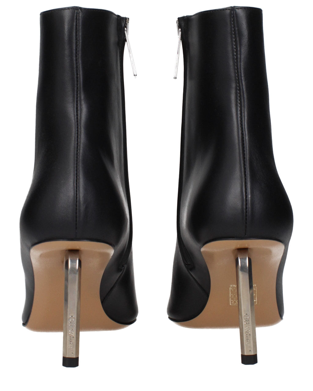Black Leather Ankle Boots