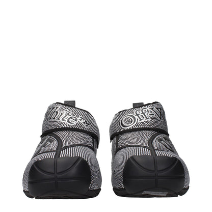 Black Cotton Sneakers