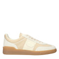 Beige Fabric Low Top Sneakers
