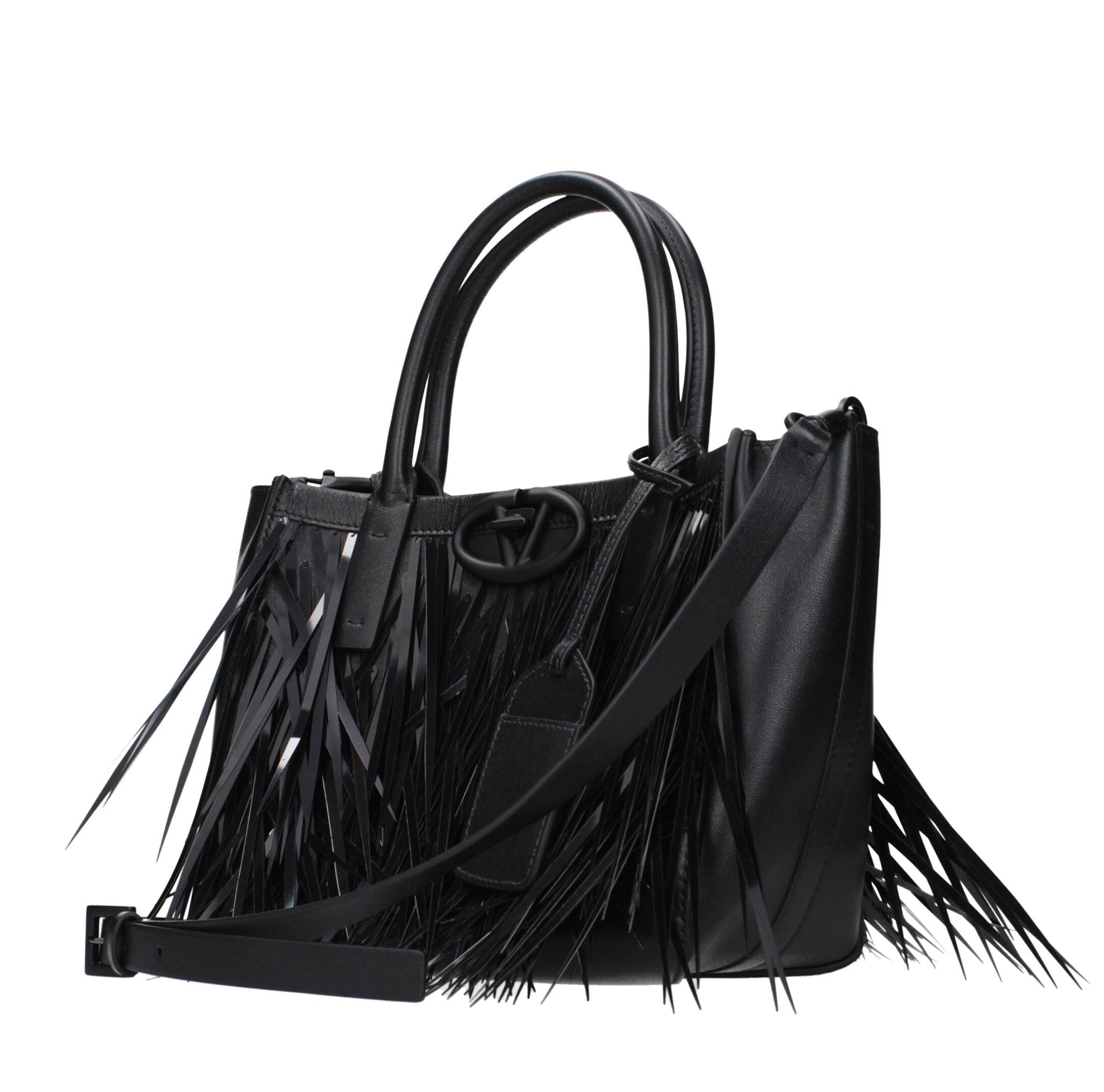 Black Leather Handbag