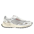 White Calf Leather Bos Taurus Athletic Sneakers