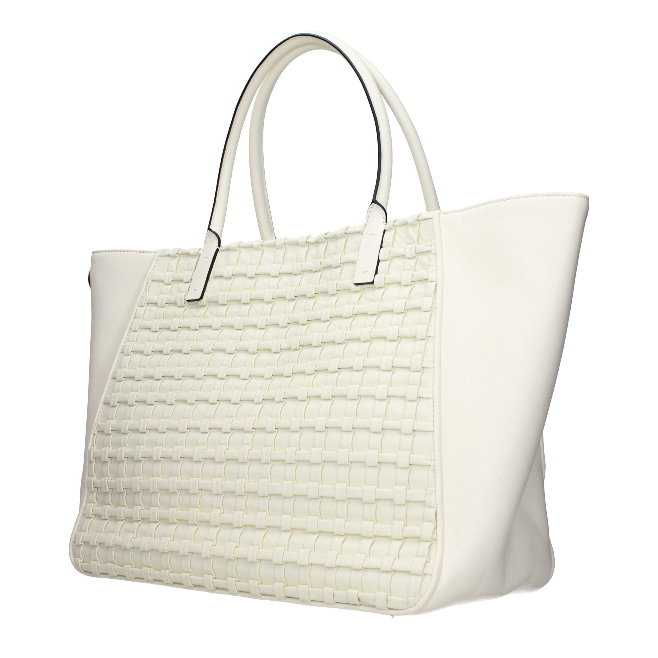Beige Leather Handbag