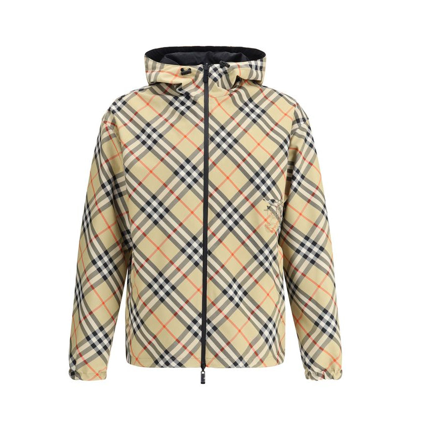 Burberry – Giacca Shell Multicolor - Motivo Check Riversibile