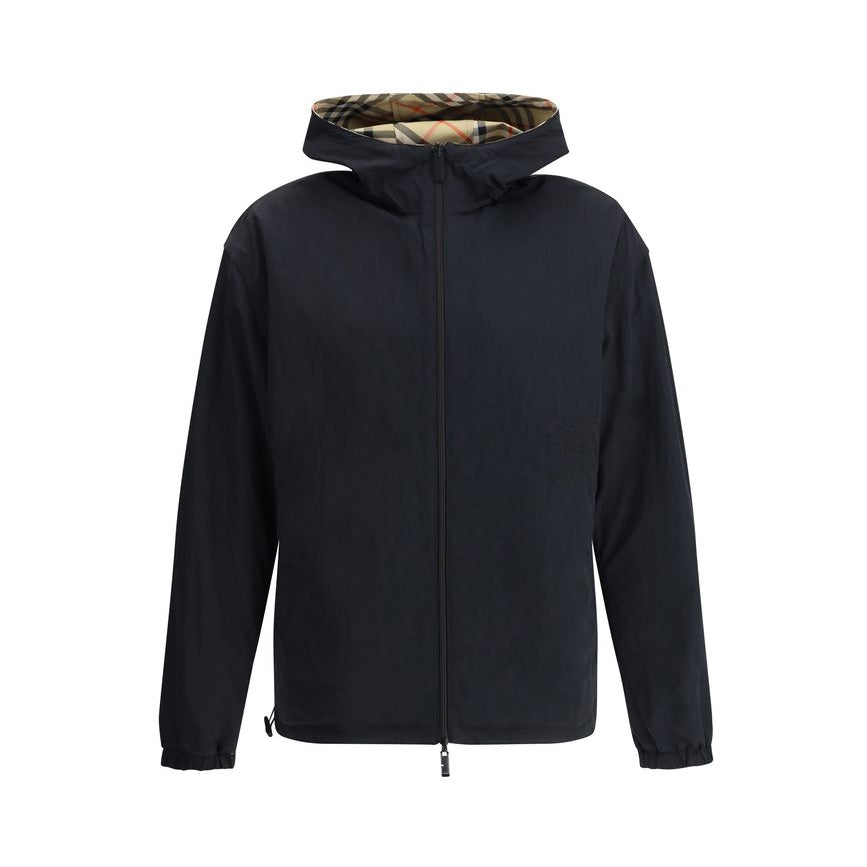 Burberry – Giacca Shell Multicolor - Motivo Check Riversibile
