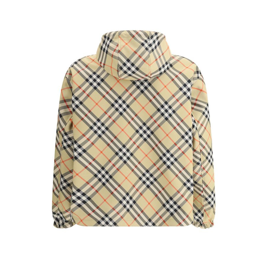 Burberry – Giacca Shell Multicolor - Motivo Check Riversibile