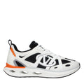 White Fabric Athletic Sneakers