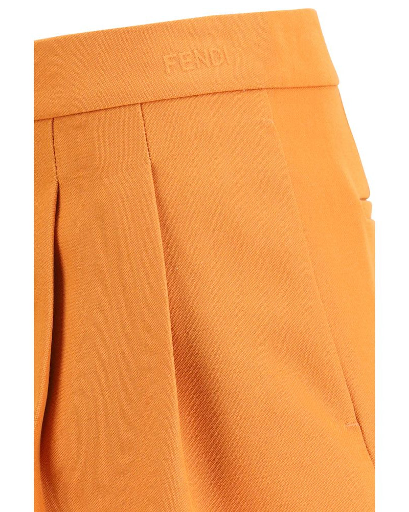 Orange Wool Oves Aries Bermuda Shorts
