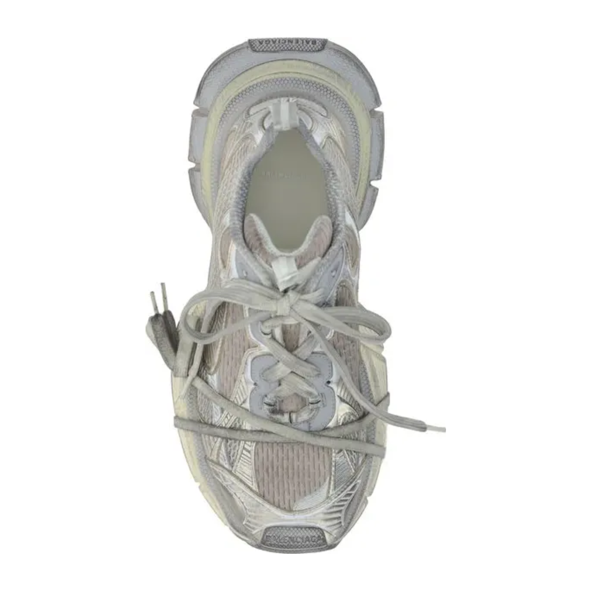 Balenciaga - Track Low Sneakers – White / Grey - woman