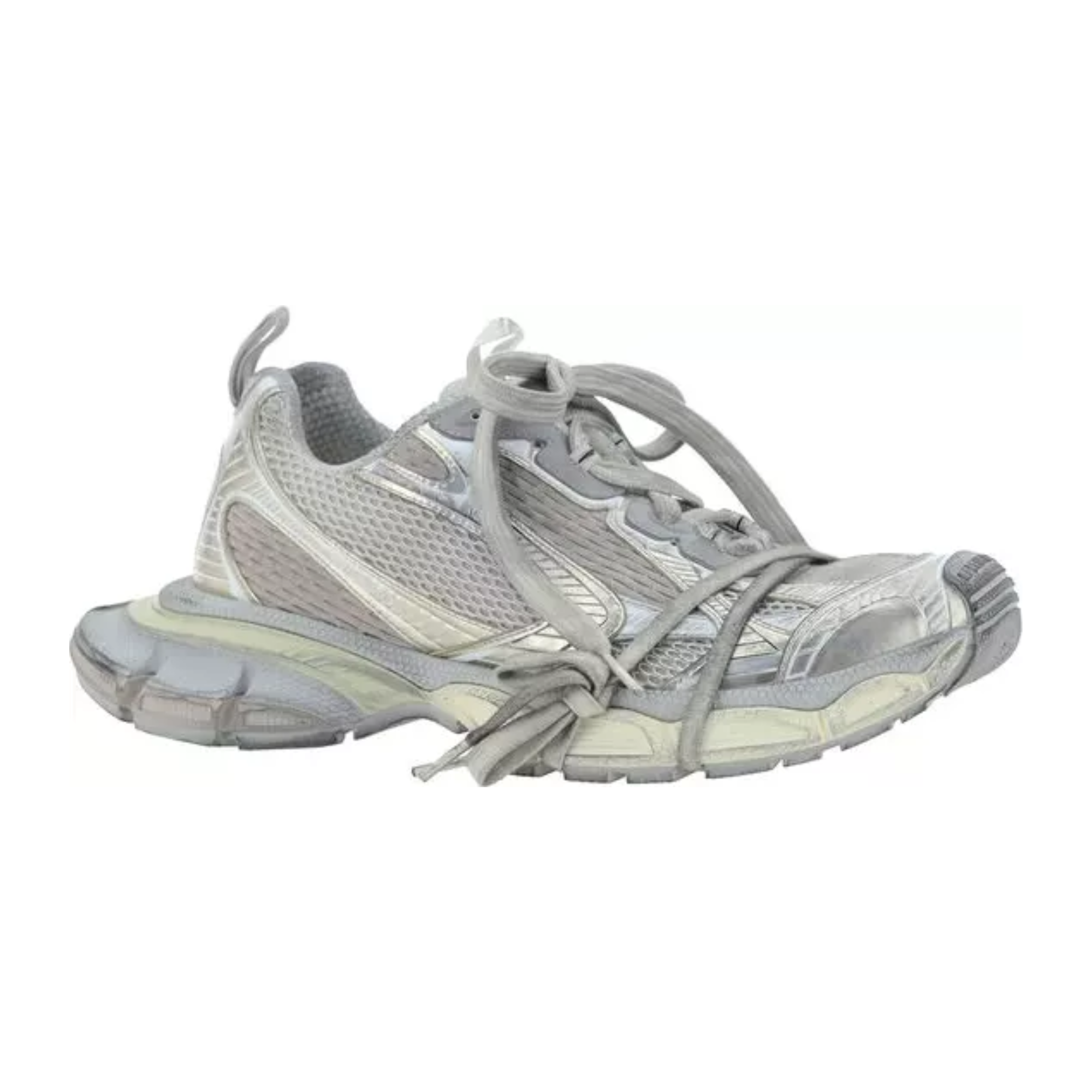 Balenciaga - Track Low Sneakers – White / Grey - woman