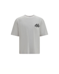 Off-White - Stroke Skate T-Shirt Bianca con Logo Ricamato