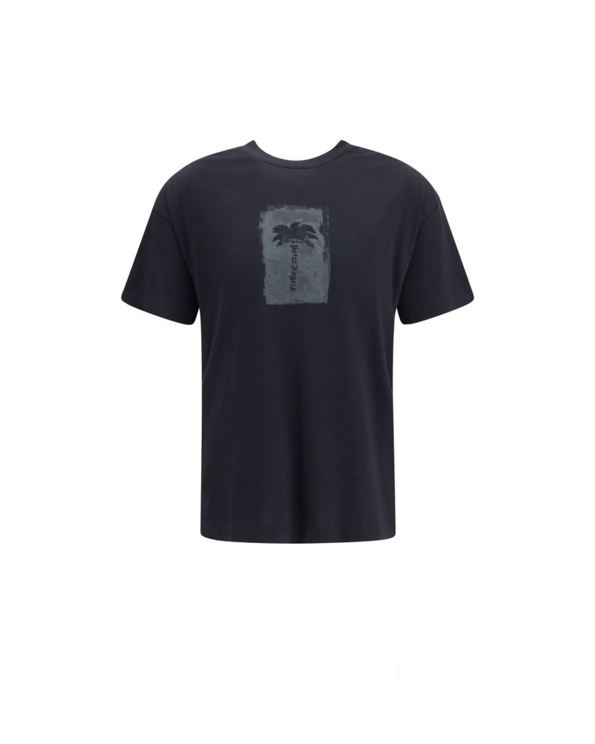 Palm Angels - Palm Tree T-Shirt Nera in Cotone