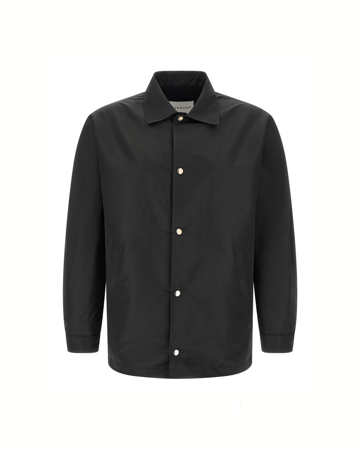 Givenchy – Black Waterproof Polyfaille Jacket with Embroidered Logo