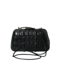 Balenciaga – Crocodile Skin Leather Evening Clutch Bag Black
