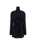 Balenciaga – Pinched Ribbed Knit Mini Dress