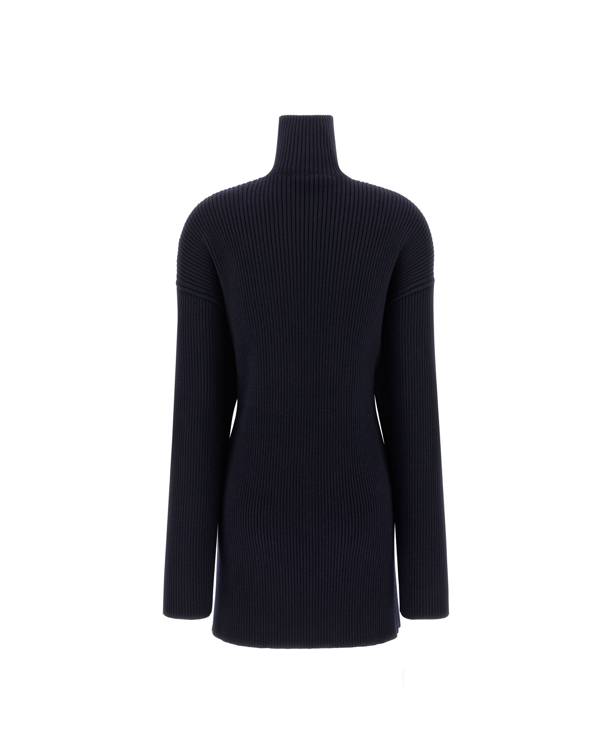 Balenciaga – Pinched Ribbed Knit Mini Dress