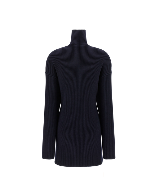 Balenciaga – Pinched Ribbed Knit Mini Dress