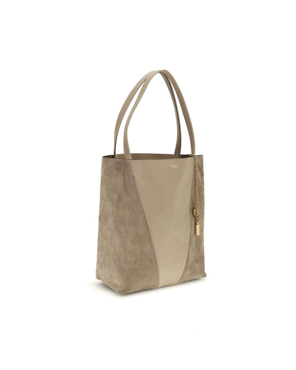 Chloé Spin Shoulder Bag Beige