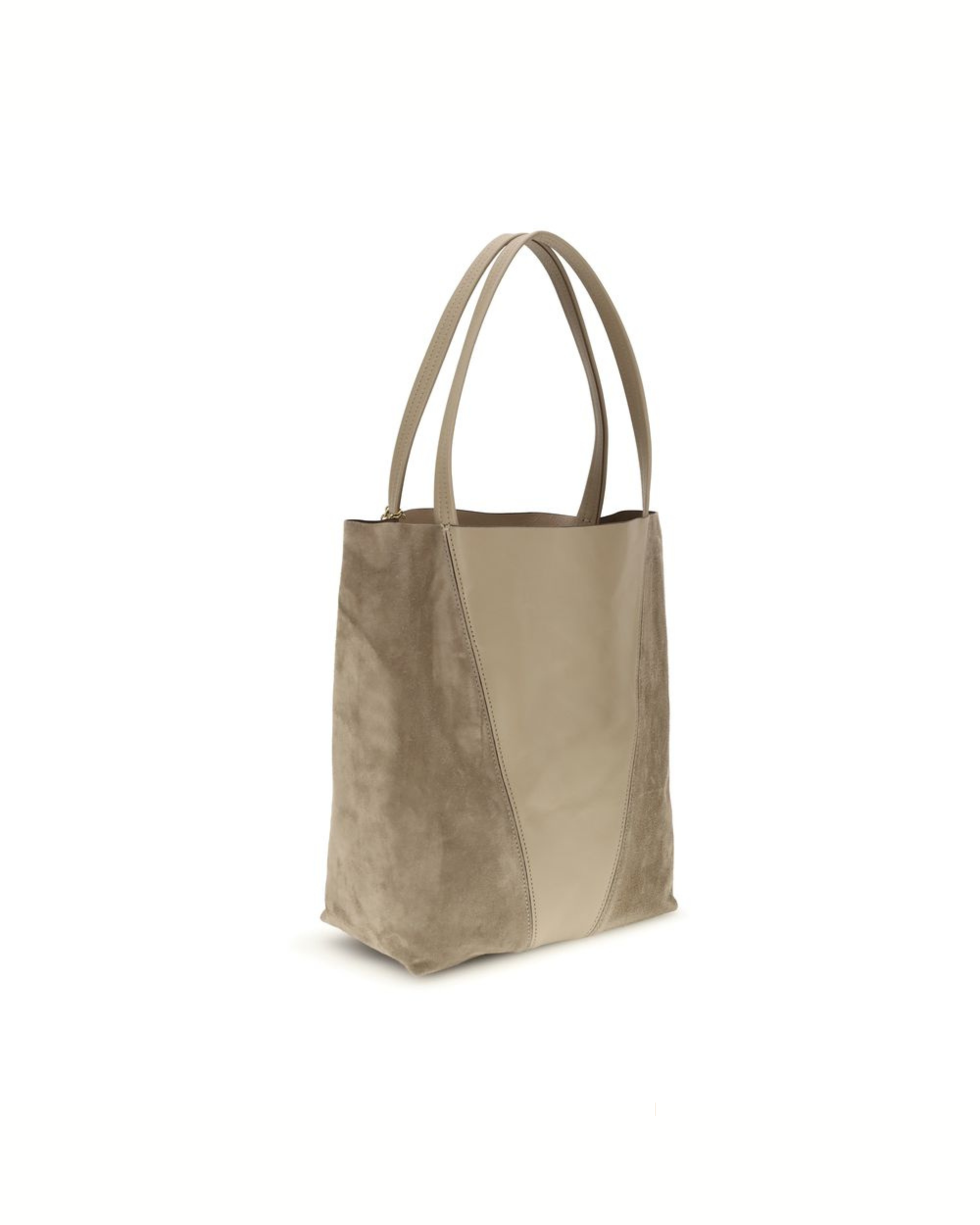 Chloé Spin Shoulder Bag Beige