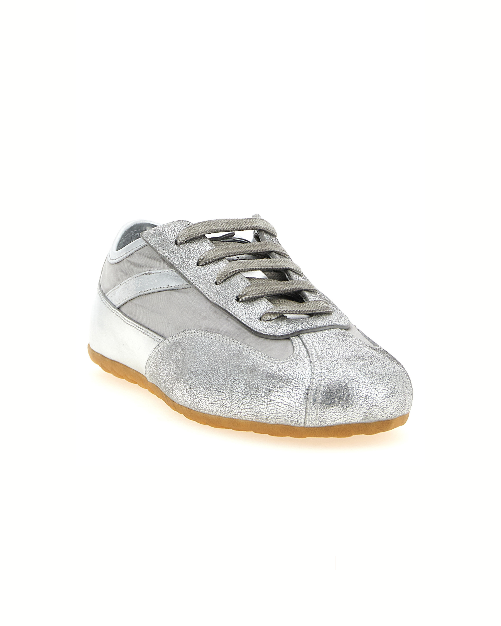 Alexander McQueen Boxe Basse Sneakers Silver