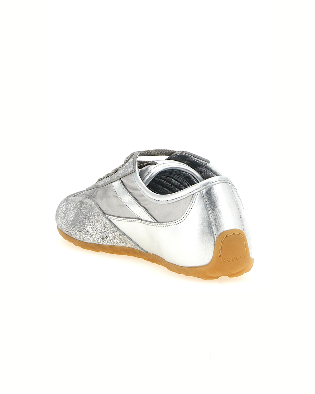 Alexander McQueen Boxe Basse Sneakers Silver