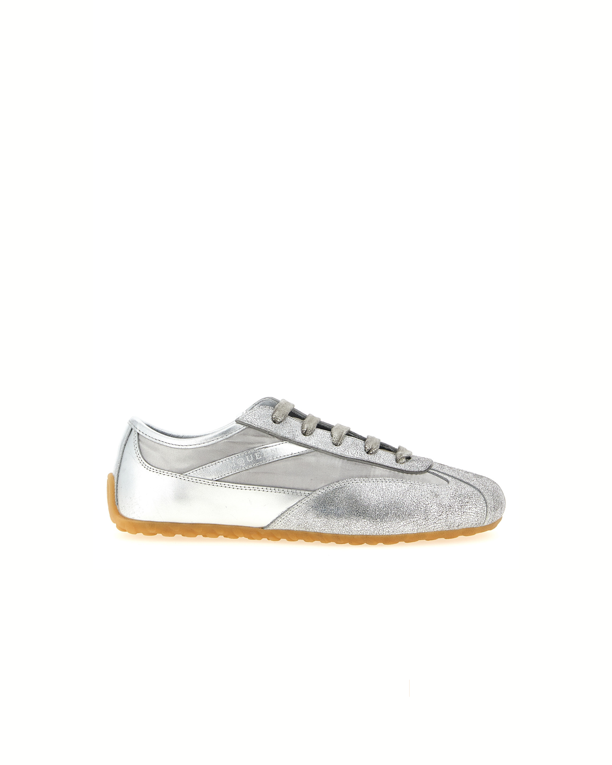 Alexander McQueen Boxe Basse Sneakers Silver