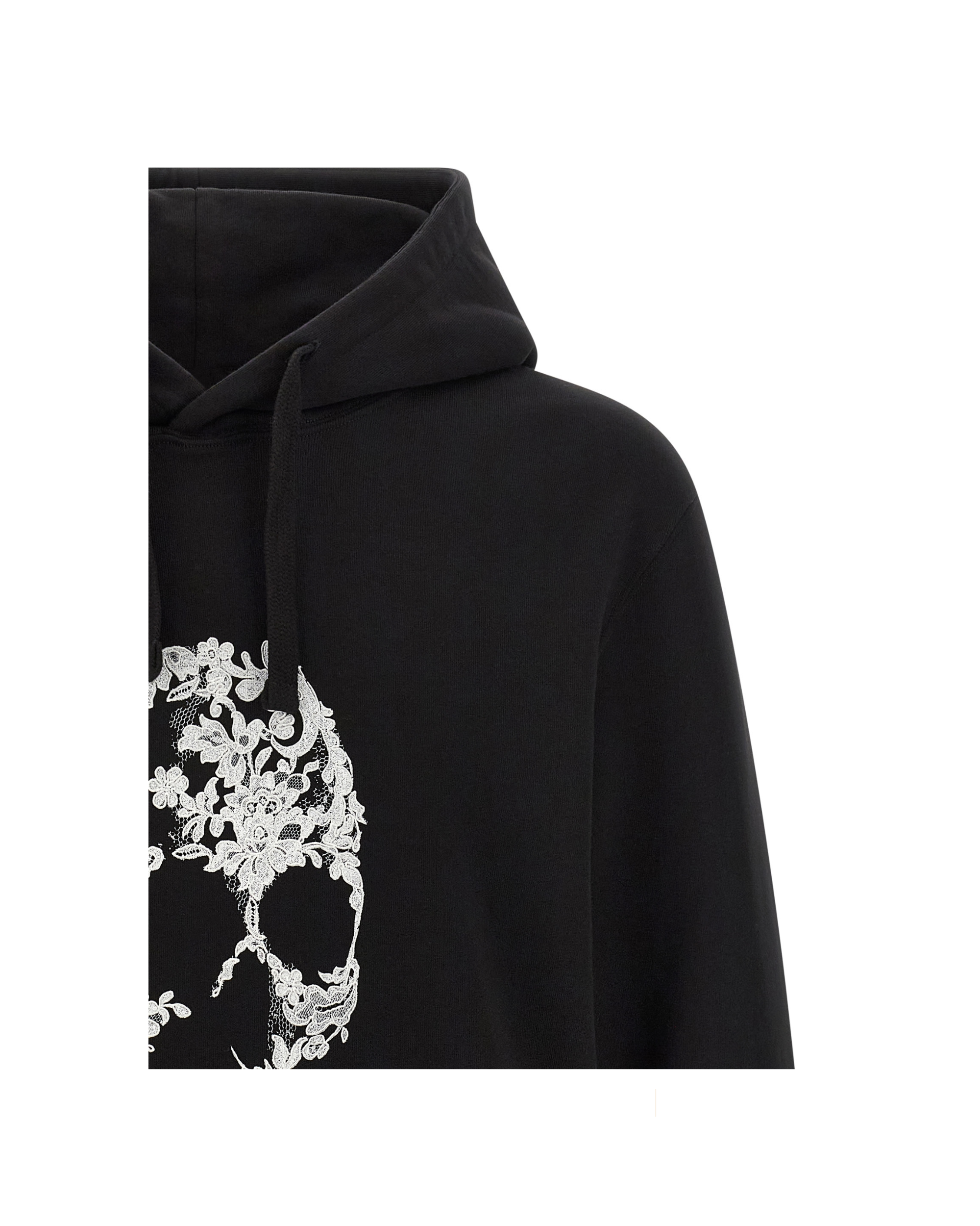 Alexander McQueen – Felpa con Cappuccio Skull Lace Uomo